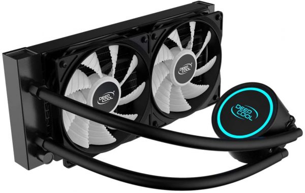 DEEPCOOL GAMMAXX L240T Blue 240mm LED All-in-one Liquid CPU Cooler with Dual Chamber Pump LGA2066/2011-v3/2011/LGA1200/1151/1150/1155/1366 TR4/AM4/AM3+/AM3/AM2+/AM2/FM2+/FM2/FM1 - (DP-H12RF-GL240TB) - Image 6