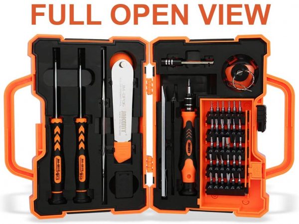 Jakemy 47 In 1 Professional Precision Magnetic Screwdriver Set Household Repair, Disassembly Tool Kit, CR-V made Bits, comes in Sturdy ABS Plastic Box for tools safety, Easy to store & carry JM-8139 - Image 6
