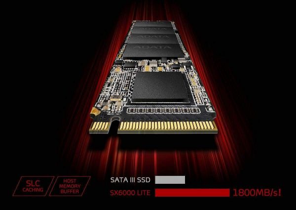 XPG Adata SX6000 Lite 128GB 3D NAND Solid State Drive - ASX6000LNP-128GT-C - Image 2
