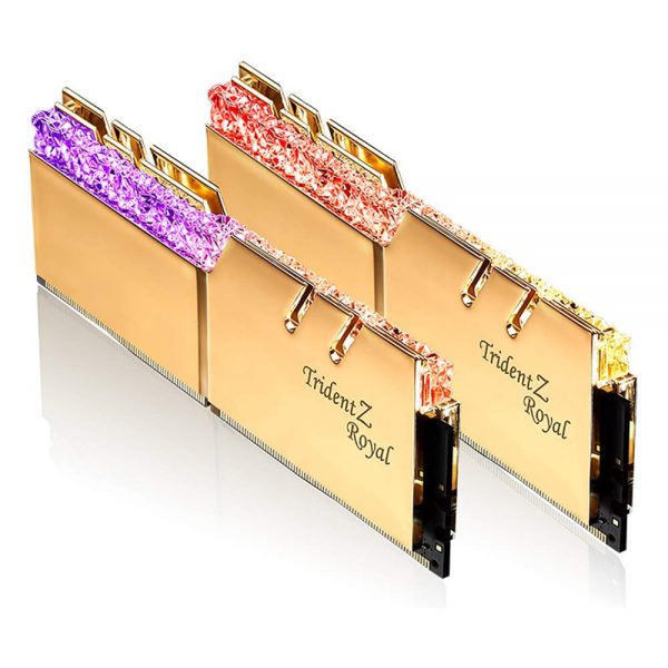 G.SKILL Trident Z Royal 32GB (2 * 16GB) DDR4 3600MHz CL16-19-19-39 1.35V Desktop Memory RAM - F4-3600C16D-32GTRGC