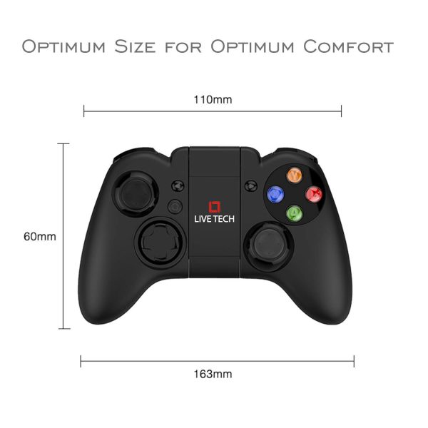 Live Tech Yo!Man Wireless Smart Gamepad with Bluetooth Dongle Android PC Playstation(Does NOT Support MTK Processor Android Mobile & iOS Above 13.4) - Image 2