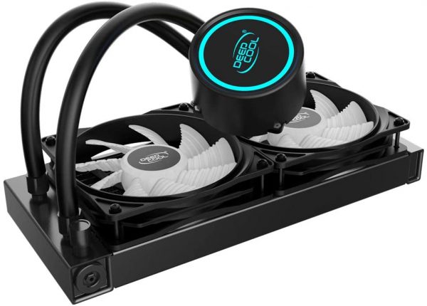DEEPCOOL GAMMAXX L240T Blue 240mm LED All-in-one Liquid CPU Cooler with Dual Chamber Pump LGA2066/2011-v3/2011/LGA1200/1151/1150/1155/1366 TR4/AM4/AM3+/AM3/AM2+/AM2/FM2+/FM2/FM1 - (DP-H12RF-GL240TB) - Image 5