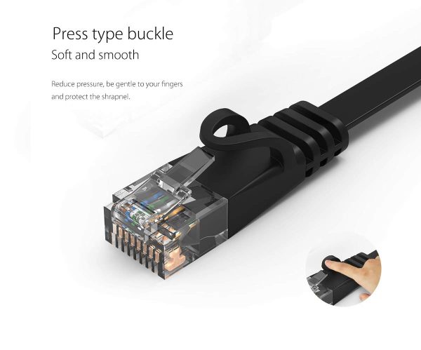 Orico PUG-C6B-30BK Ethernet Patch/LAN Cable - (Black) - Image 4