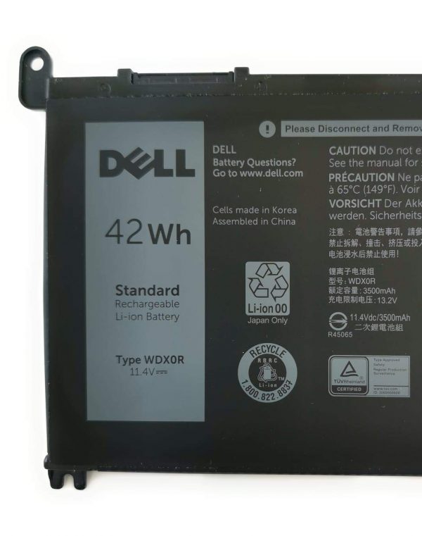 DELL Original 42Wh 11.1V 3500mAh 3 Cell Laptop Battery Inspiron 13 5368 5378 15 5565 5567 - Image 4