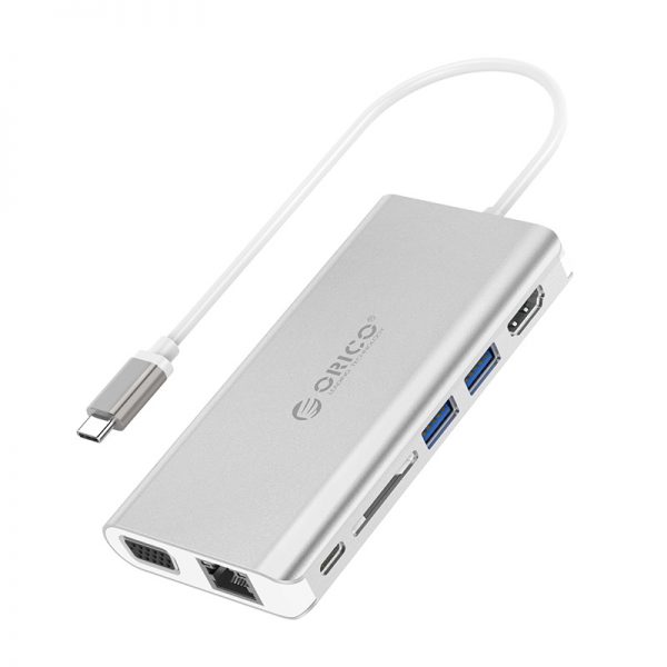 ORICO 8 in 1 Type-C Multifunction Docking Station (XC-304)
