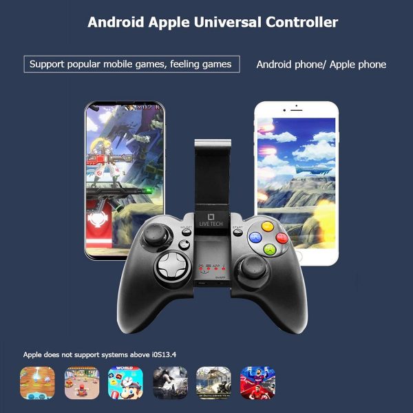 Live Tech Yo!Man Wireless Smart Gamepad with Bluetooth Dongle Android PC Playstation(Does NOT Support MTK Processor Android Mobile & iOS Above 13.4) - Image 4