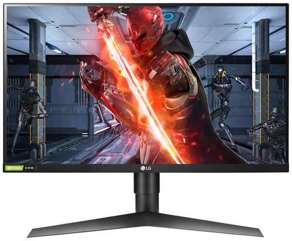 LG Ultragear 68.5 cm (27-inch) IPS FHD, G-Sync Compatible, HDR 10, Gaming Monitor with Display Port, HDMI x 2, Height Adjust & Pivot Stand, 144Hz, 1ms - 27GL650F (Black)