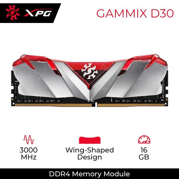 XPG Adata GAMMIX D30 8GB 3000Mhz DDR4 U-DIMM Desktop RAM - Image 3