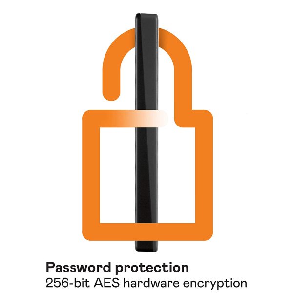 Western Digital WD 1TB My Passport Portable External Hard Drive, Black - with Automatic Backup, 256Bit AES Hardware Encryption & Software Protection - Image 5