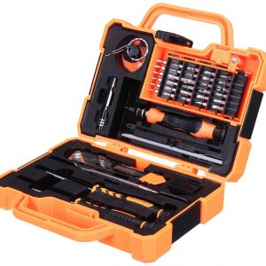 Jakemy 47 In 1 Professional Precision Magnetic Screwdriver Set Household Repair, Disassembly Tool Kit, CR-V made Bits, comes in Sturdy ABS Plastic Box for tools safety, Easy to store & carry JM-8139