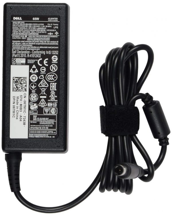 Dell Power Cable & Laptop Adapter Charger For 65W 19.5V 3.34A