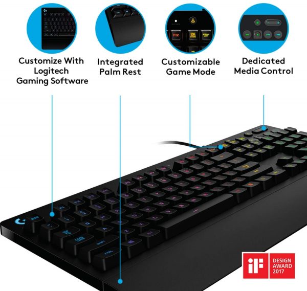 Logitech G213 Prodigy Gaming Keyboard - Image 3