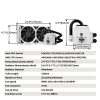 DeepCool Captain 240EX RGB White CPU Liquid Cooler Fan - Image 5