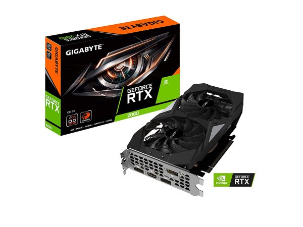 Gigabyte Nvidia GeForce RTX 2060 OC 6GB GDDR5 Graphic Cards (GV-N2060OC-6GD)
