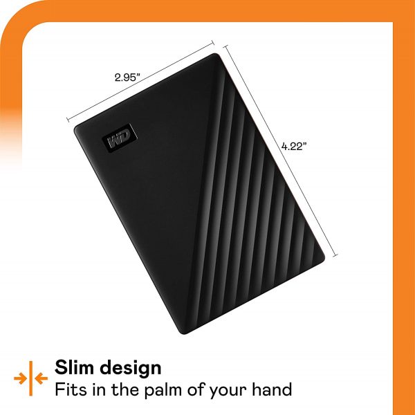 Western Digital WD 1TB My Passport Portable External Hard Drive, Black - with Automatic Backup, 256Bit AES Hardware Encryption & Software Protection - Image 4