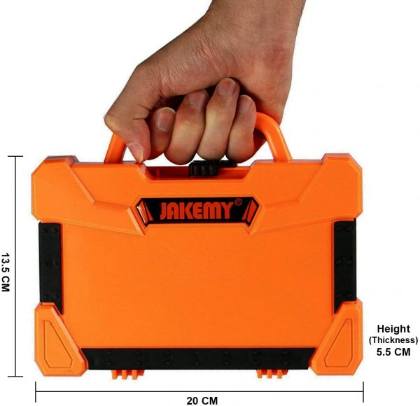 Jakemy 47 In 1 Professional Precision Magnetic Screwdriver Set Household Repair, Disassembly Tool Kit, CR-V made Bits, comes in Sturdy ABS Plastic Box for tools safety, Easy to store & carry JM-8139 - Image 5