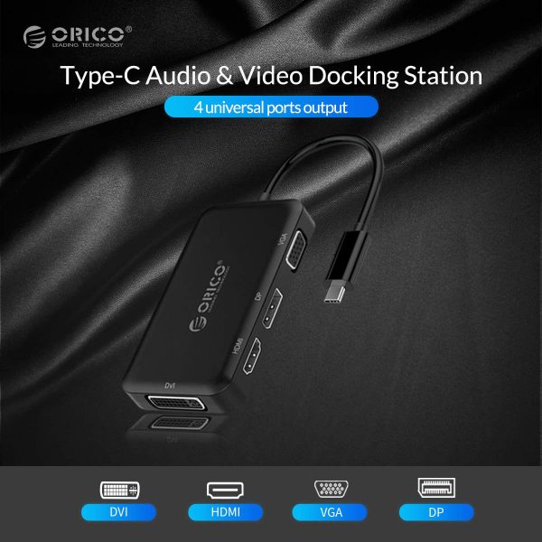 ORICO Type-C to 4-in-1 Multifunction Docking Station - Image 5