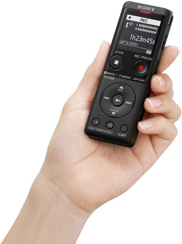 Sony ICD-UX570F Light Weight Voice Recorder, with 20hours battery life, 4GB Built-In memory -Black - Image 9