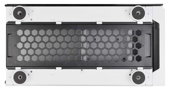 Thermaltake H200 Tempered Glass Snow Edition RGB Light Strip ATX Mid Tower Case with One 120mm Rear Fan Pre-Installed CA-1M3-00M6WN-00 - Image 9