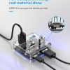 ORICO 4 Ports Hub Transparent USB 3.0 Hub Support Offline Powered and OTG Function with 30CM Cable - Image 5