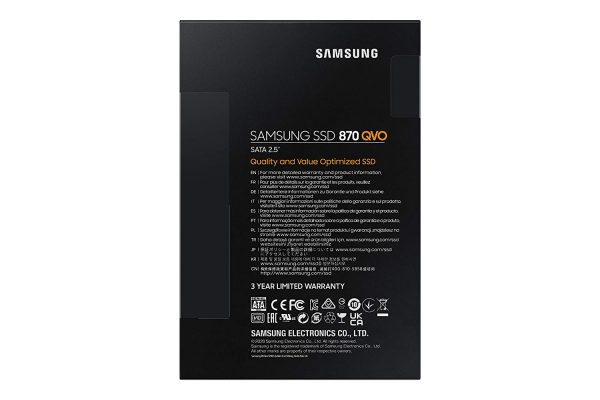 Samsung 870 QVO 1TB SATA 2.5" Internal Solid State Drive (SSD) (MZ-77Q1T0BW) - Image 5