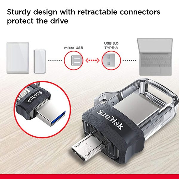 SanDisk Ultra Dual 64GB USB 3.0 OTG Pen Drive - Image 4