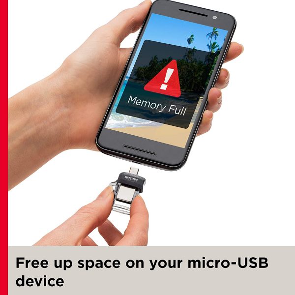 SanDisk Ultra Dual 16GB USB 3.0 OTG Pen Drive (Black) - Image 3