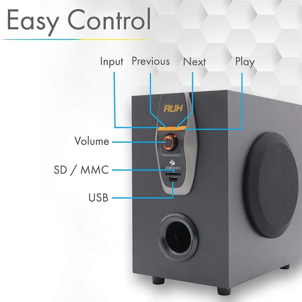 Zebronics BT6860RUCF 5.1 Bluetooth Speakers (Black) - Image 4
