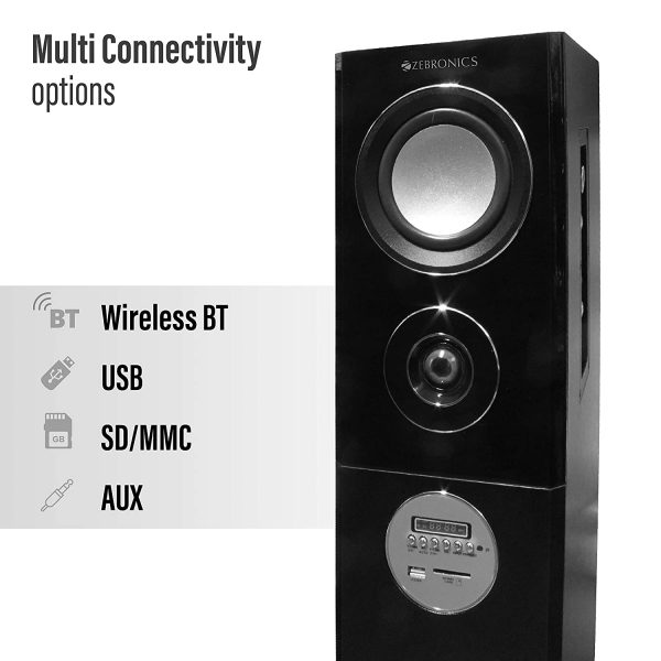 Zebronics ZEB-8500 BT-RUCF 2.0 multimedia Tower Speaker - Image 5