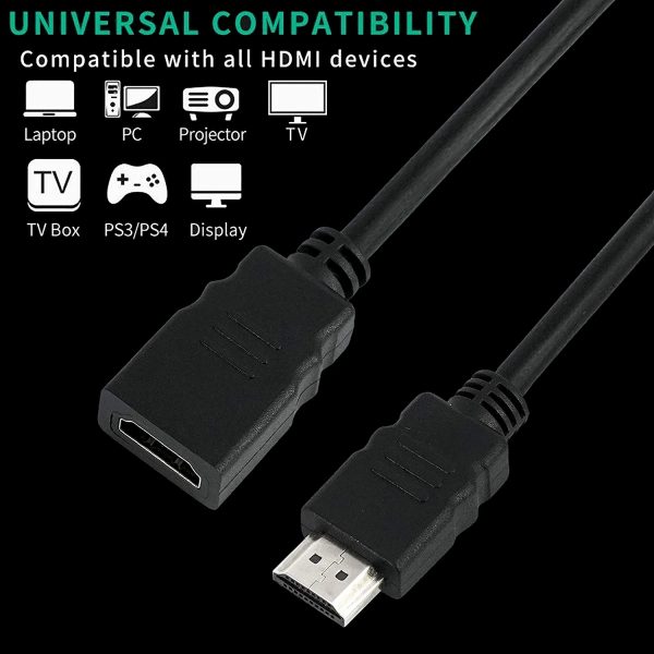 HDMI EXTENSION CABLE BLACK-i VAA-B06-B150 1.5M Black - Image 4