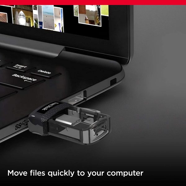 SanDisk Ultra Dual 64GB USB 3.0 OTG Pen Drive - Image 2