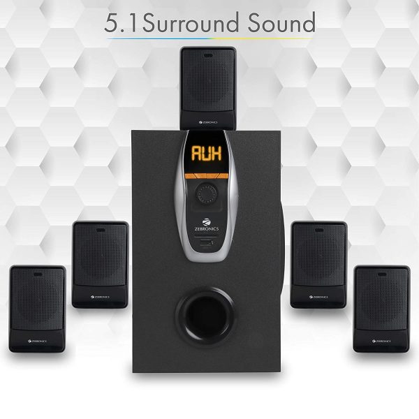 Zebronics BT6860RUCF 5.1 Bluetooth Speakers (Black) - Image 2