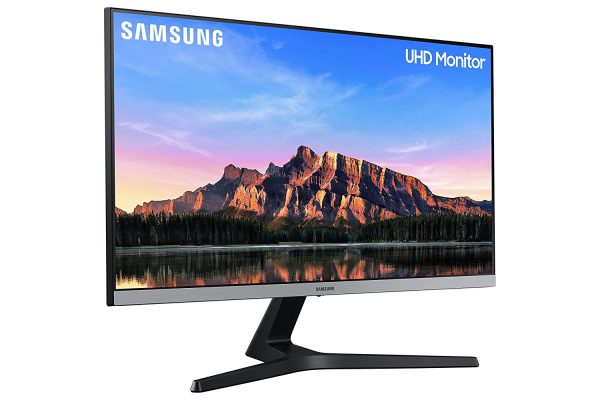 Samsung 28 inch (70.8 cm) 4K UHD Monitor with Bezel Less Design and IPS Display Panel (Dark Blue Gray) - LU28R550UQWXXL - Image 4