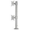 LCD Monitor Arm Short Link (Double Monitor) Vertical Mount – Flange (DSM-EV2-SLF)