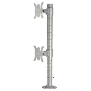 LCD Monitor Arm Short Link (Double Monitor) Vertical Mount – Flange (DSM-EV2-SLF)