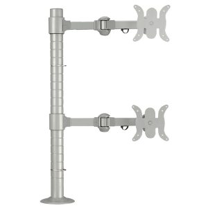 LCD Monitor Arm Double Monitor (Vertical Mount)–Flange (DSM-EV2-DV-F)