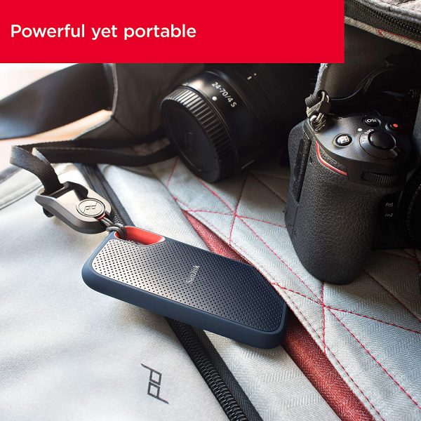 SanDisk Extreme Portable SSD 1050MB/s R, 1000MB/s W, IP55 Rated, PC, MAC & Smartphone Compatible, 1TB, 5 Y Warranty - Image 5