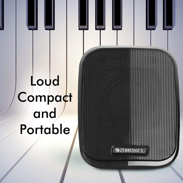 Zebronics Zeb-Fame 2.0 Multi Media Speakers with AUX, USB and Volume Control (Black) - Image 4