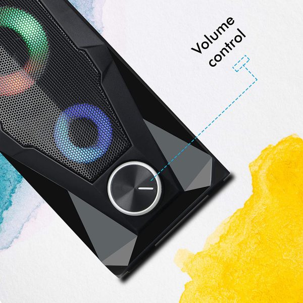 Zebronics Zeb-Warrior 2.0 Multimedia Speaker with Aux Connectivity,USB Powered and Volume Control - Image 5