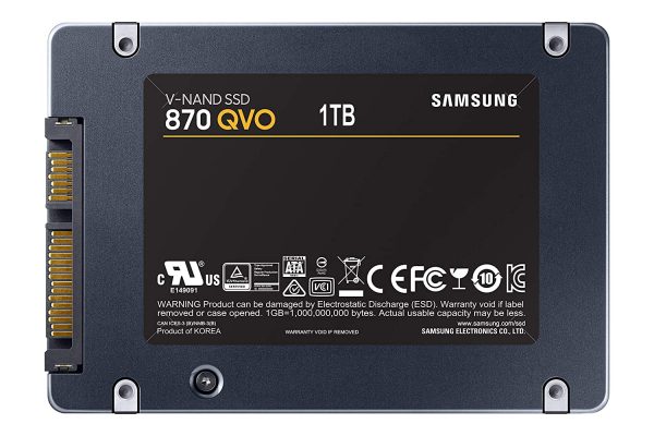 Samsung 870 QVO 1TB SATA 2.5" Internal Solid State Drive (SSD) (MZ-77Q1T0BW) - Image 4