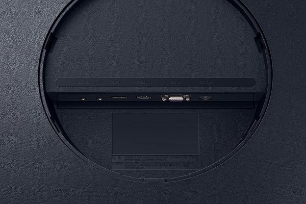Samsung 27 inch (68.6 cm) Curved Bezel Less, Speakers, Fabric Textured Back Side, FHD, VA Panel with DP, HDMI, VGA, Audio in, Headphone Ports - LC27T550FDWXXL - Image 8