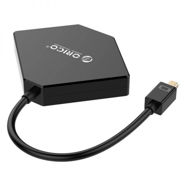 Orico Mini Displayport to HDMI, DVI and VGA Adapter - 4K - 17 cm - Black - Image 2