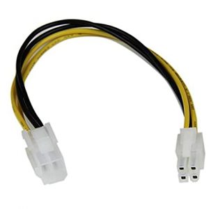 SMPS 4 PIN EXTENSION IN 0.20M - 4 pin male to female suitable for extending 12V - 4pin cable of Power Supply