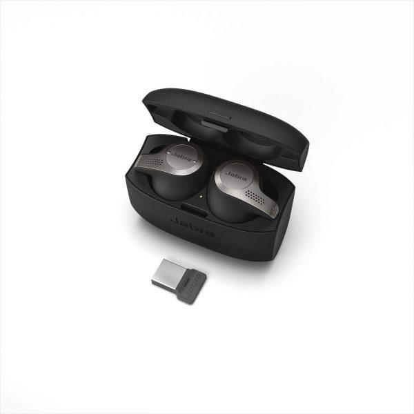 Jabra Evolve 65t True Wireless Bluetooth Earbuds, UC Optimized – Superior Call Quality and Connectivity – Passive Noise Cancelling Earbuds with up to 15 hours of Battery Life with Charging Case - Image 5