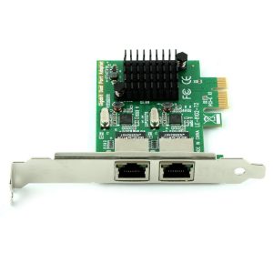 Ultima Dual Port Gigabit Network Ethernet Server Network Card - 2 port Server LAN Card