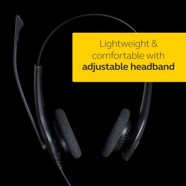 Jabra Biz 1500 Duo USB Headset - Black - Image 3
