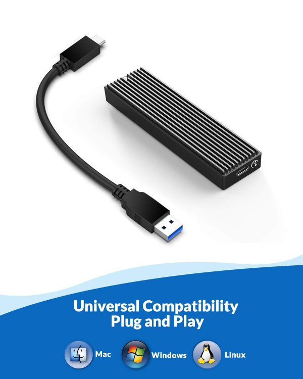 ORICO M2PF-C3 5GBPS TYPE-C M.2 NGFF SSD MOBILE ENCLOSURE USB3.1 EXTERNAL SOLID STATE DRIVE CASING - Image 2
