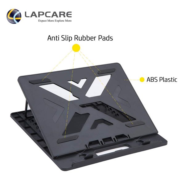 LAPCARE Laptop Riser 7 Level Height Adjustable Stand for Laptops & Tablets Up to 14" inch - Image 3