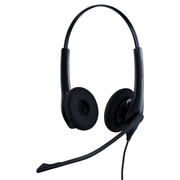 Jabra Biz 1500 Duo USB Headset - Black