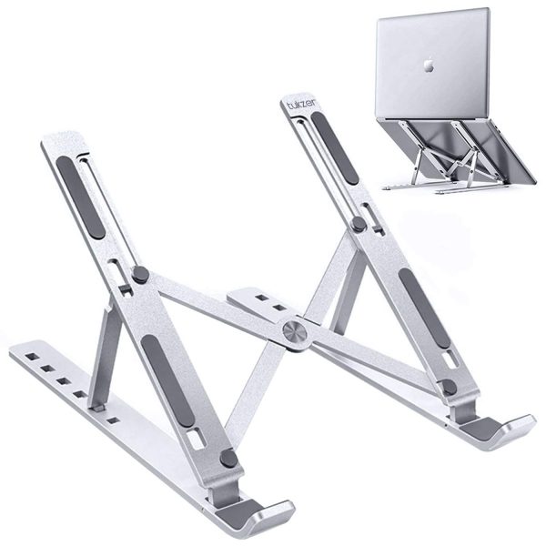 Foldable Laptop Stand with 6 Level of Height Adjustments for Laptops & Tablets